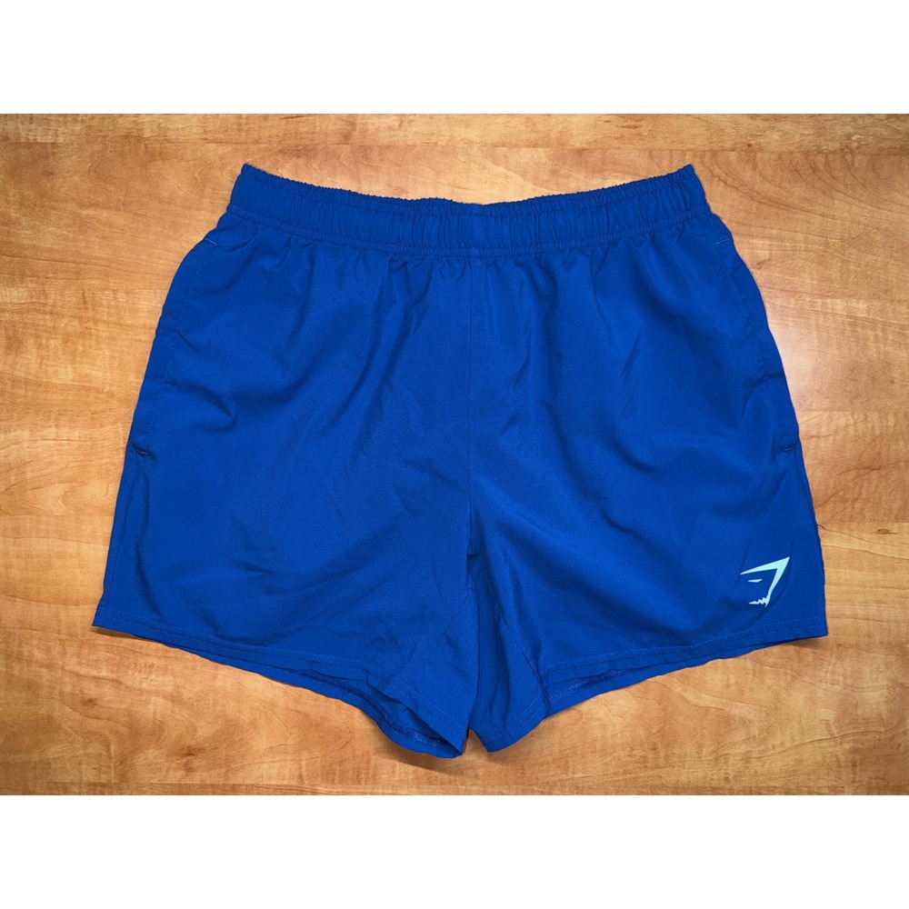 Gymshark Arrival Shorts Mens Small Royal Blue 5 Inch Inseam Athletic Training